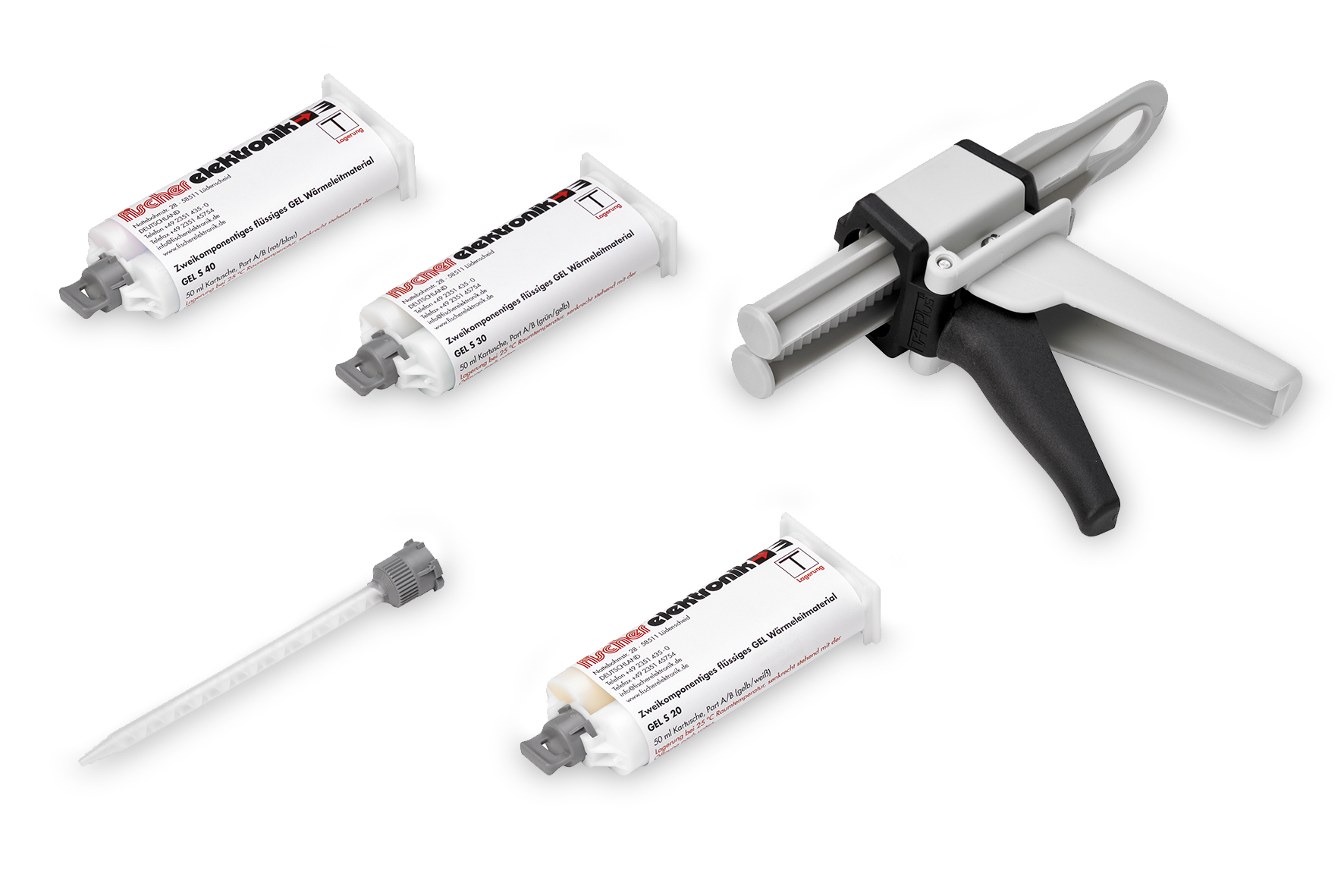 Thermaly conductive adhesive from FISCHER ELEKTRONIK